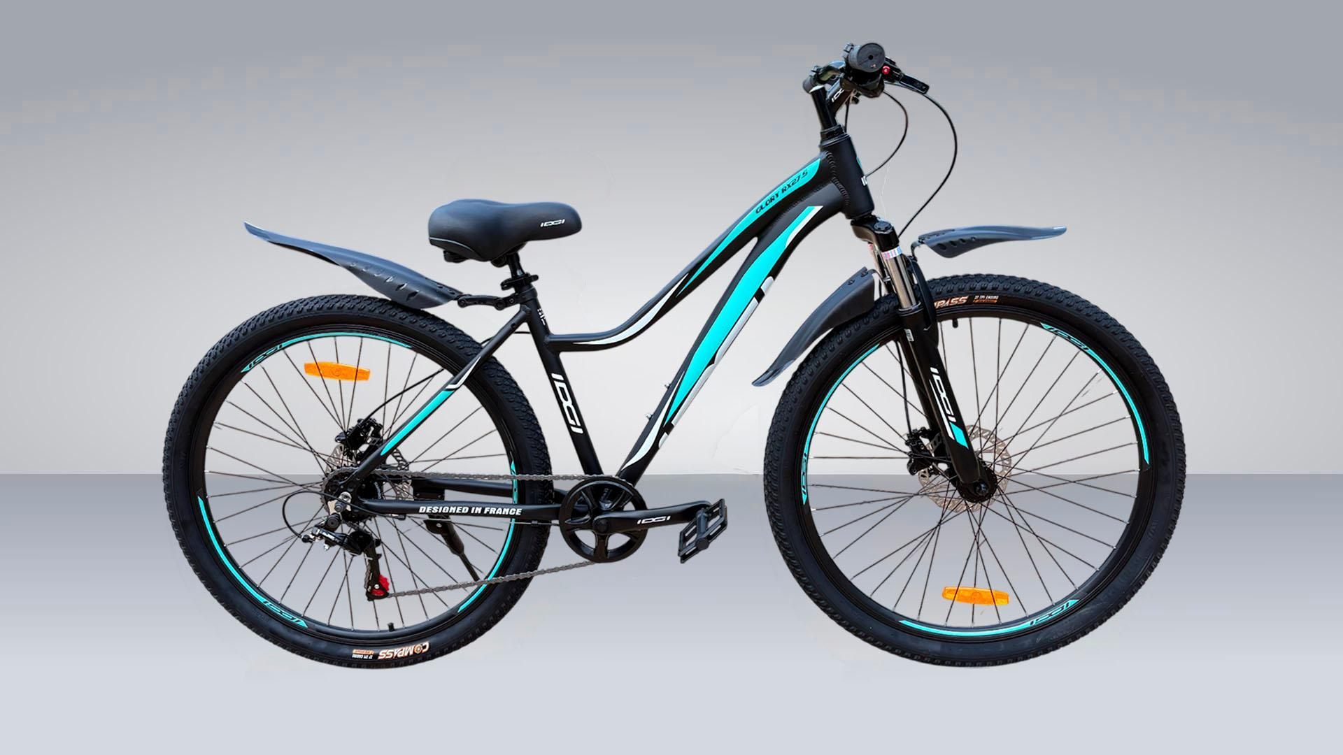 IDGI GLORY RX 27.5-New Чёрно-мятный Кассета, Гидравлика, Shimano Altus